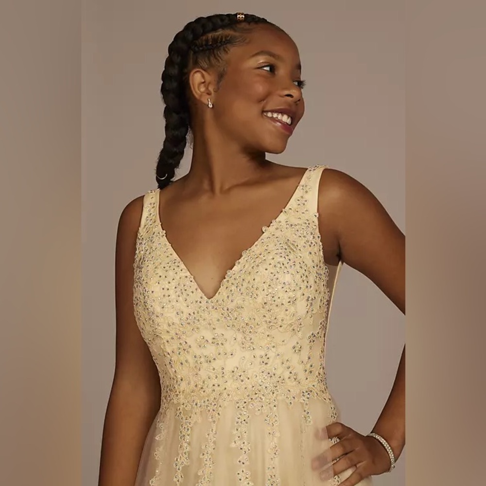 Yellow Prom Dress - Picture 3 of 3